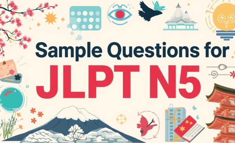 Sample Questions for JLPT N5