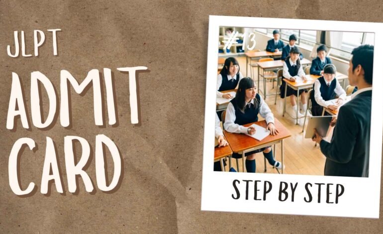 JLPT Admit Card