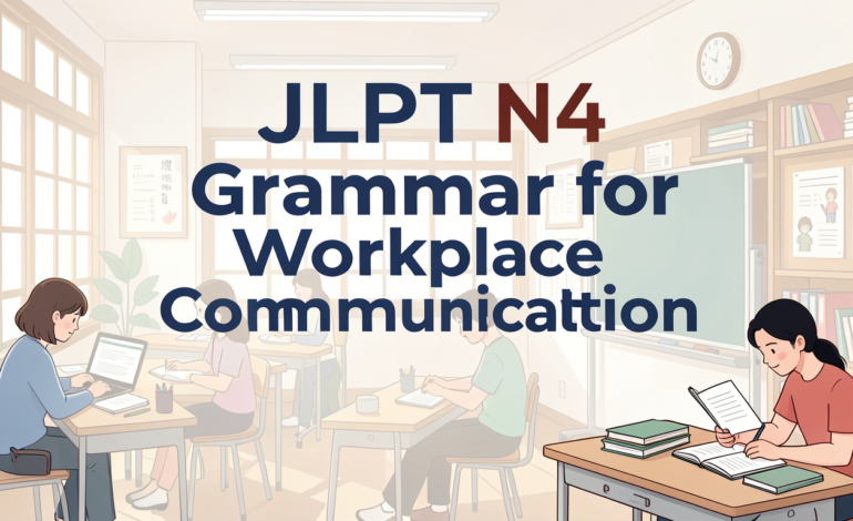 Improve Professional Japanese with JLPT N4 Grammar for Workplace Communication