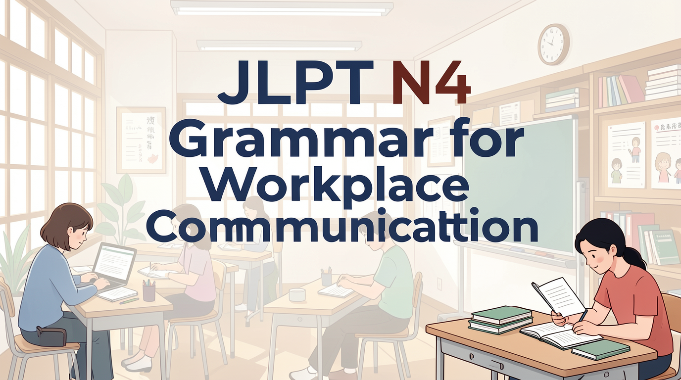 Improve Professional Japanese with JLPT N4 Grammar for Workplace Communication