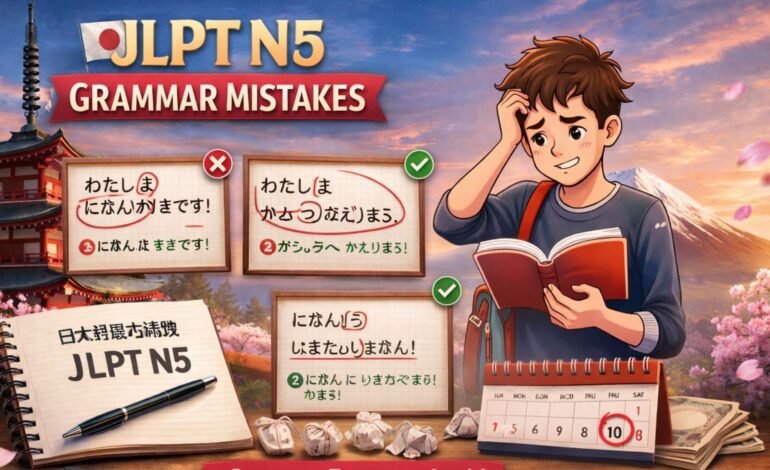 JLPT N5 Grammar Mistakes Beginners Must Avoid for Better Scores