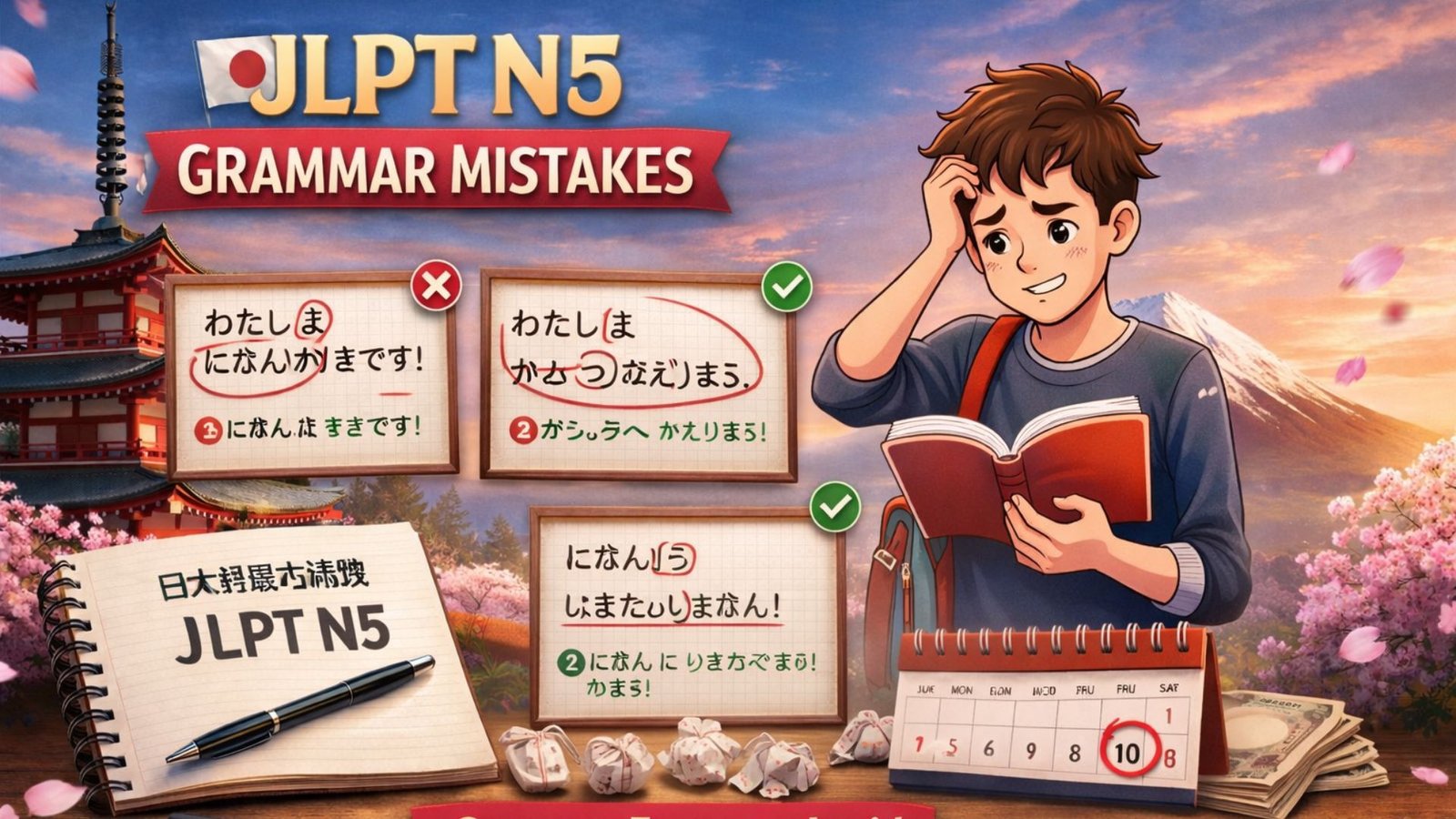 JLPT N5 Grammar Mistakes Beginners Must Avoid for Better Scores