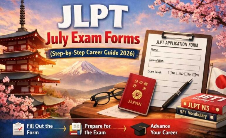 JLPT July Exam Forms 2026 Registration Process and Last Date