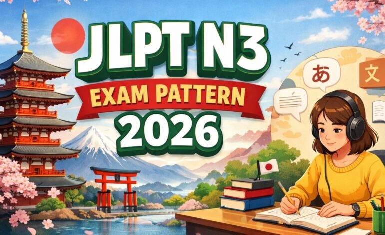 JLPT N3 Exam Pattern 2026 Latest Exam Structure and Study Guide