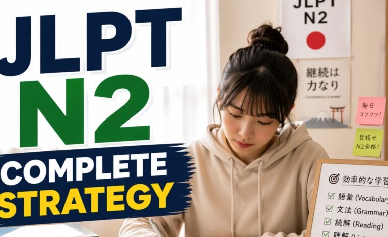 JLPT N2 Complete Strategy: Step-by-Step Advanced Level Guide