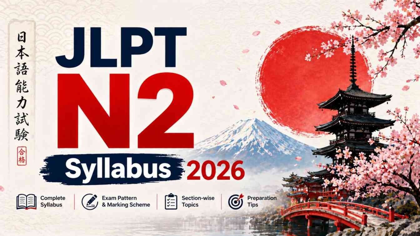 JLPT N2 Syllabus 2026: Exam Pattern, Study Plan & Preparation