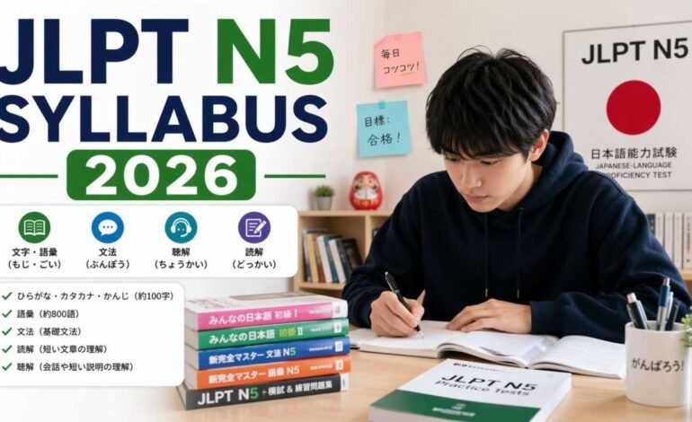 JLPT N5 Syllabus 2026: Full Guide to Passing the N5 Exam